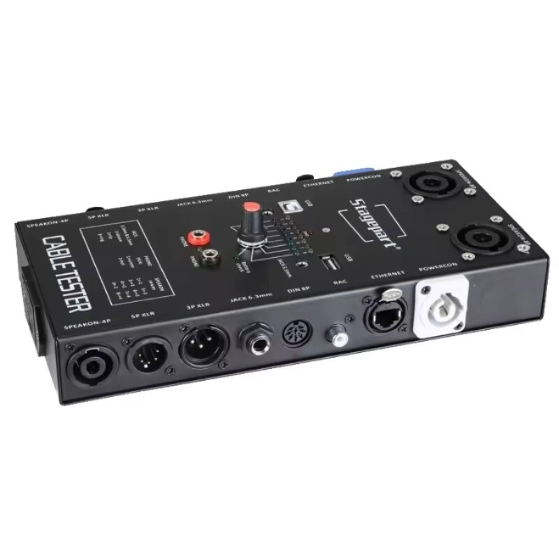 Pro Cable Tester 3pin & 5pin XLR with Powercon True1 Connectors Cable Testing