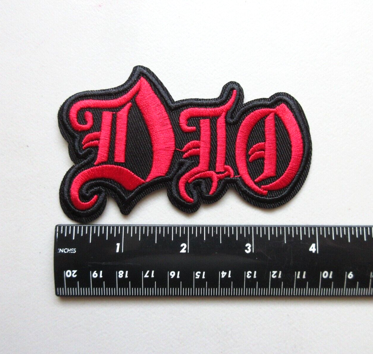 DIO HEAVY METAL BAND MUSIC BATTLE VEST JACKET CLOTHING EMBROIDERED IRON ON PATCH