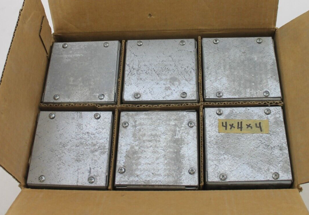 B-Line 444SC Screw Cover Junction Box (Box of 6)