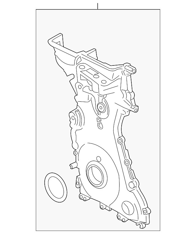 Genuine Ford Front Cover CJ5Z6019G