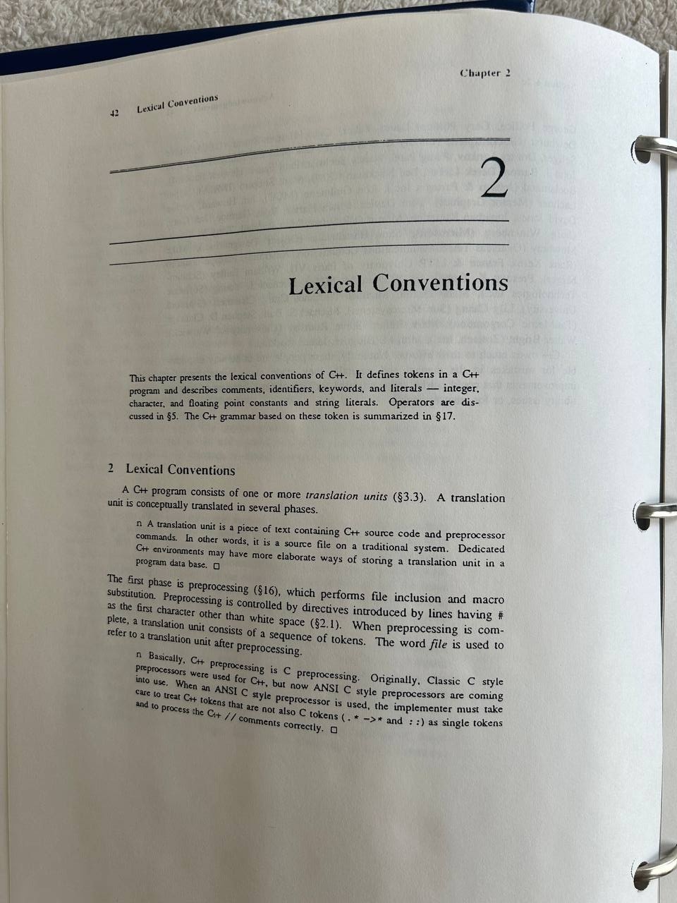 Vintage Apple 1990 C++ Annotated Reference Manual Draft by Bjarne Stroustrup