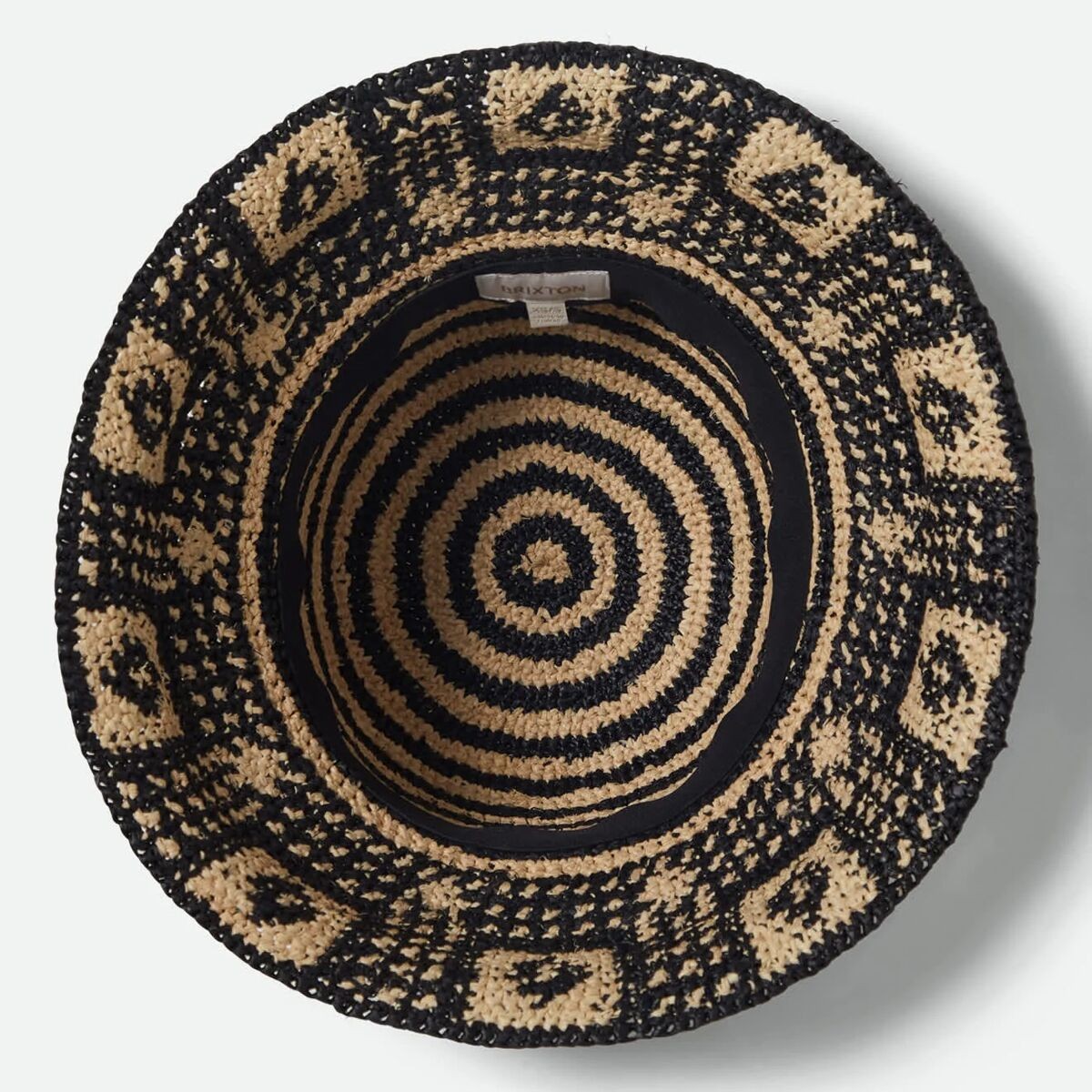 Brixton Redding Packable Straw Bucket Hat