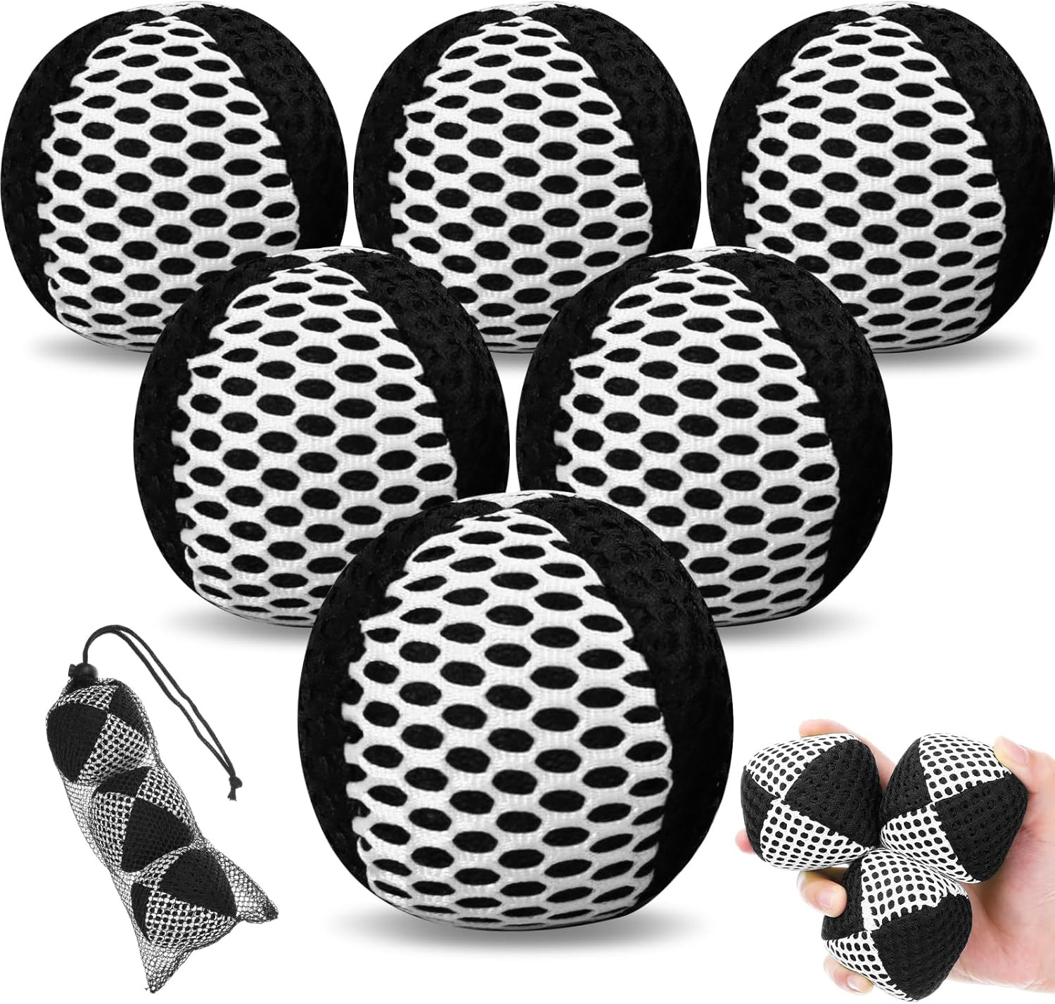 6 Packs Juggling Balls Set for Beginners Juggling Bean Bags Durable Juggle Ball
