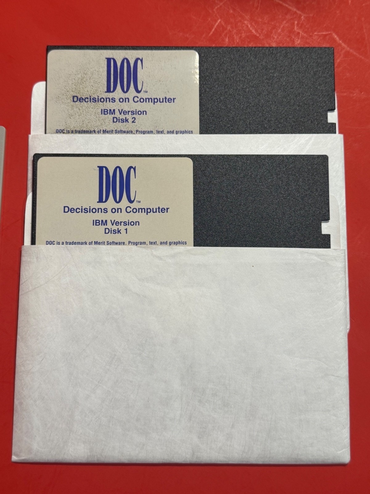 DOC Decisions On Computer 3 Disk Lot Software PC IBM