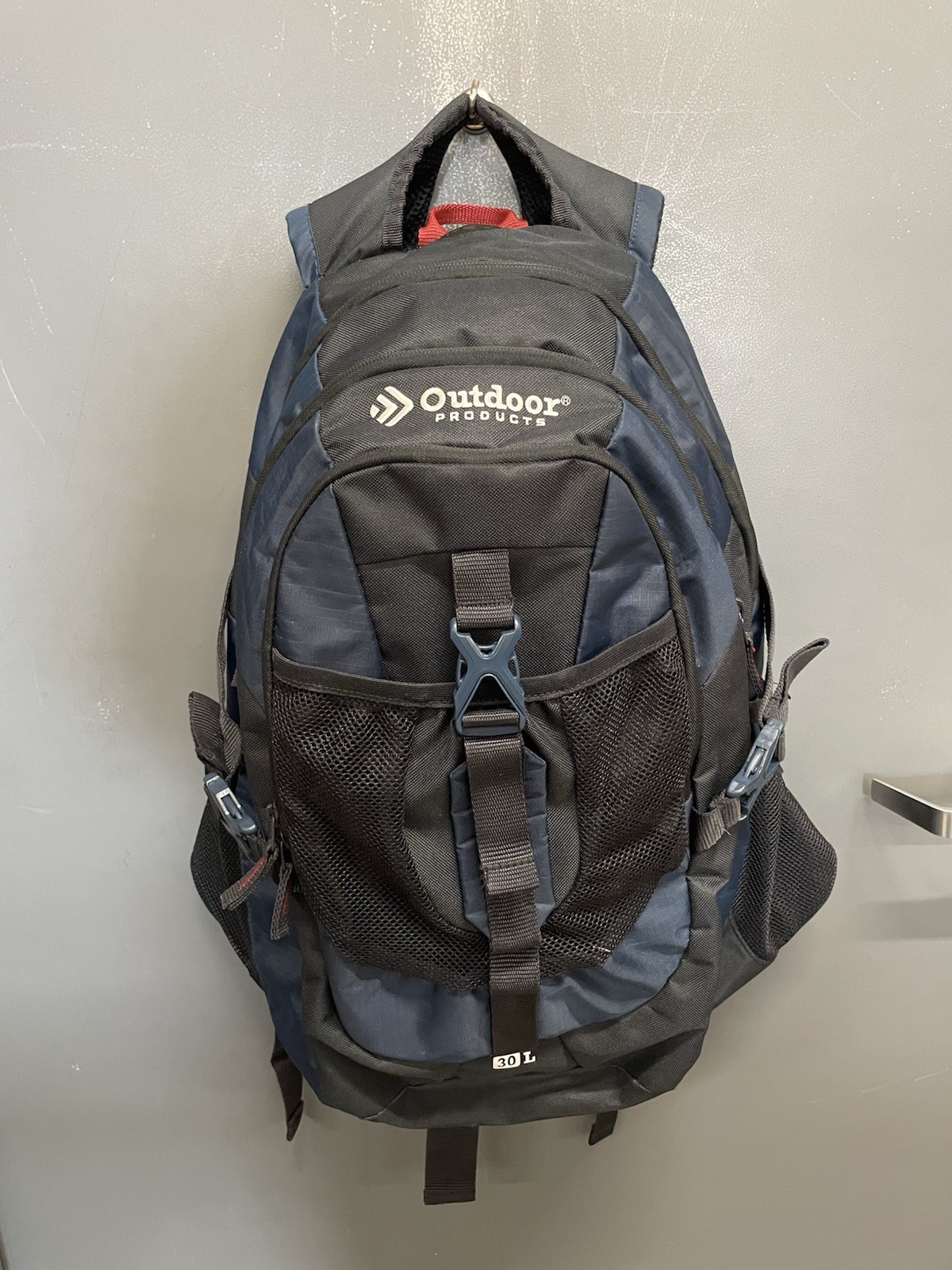 Outdoor Products Vortex 30 L Black & Blue Backpack Bookbag Bag Pack