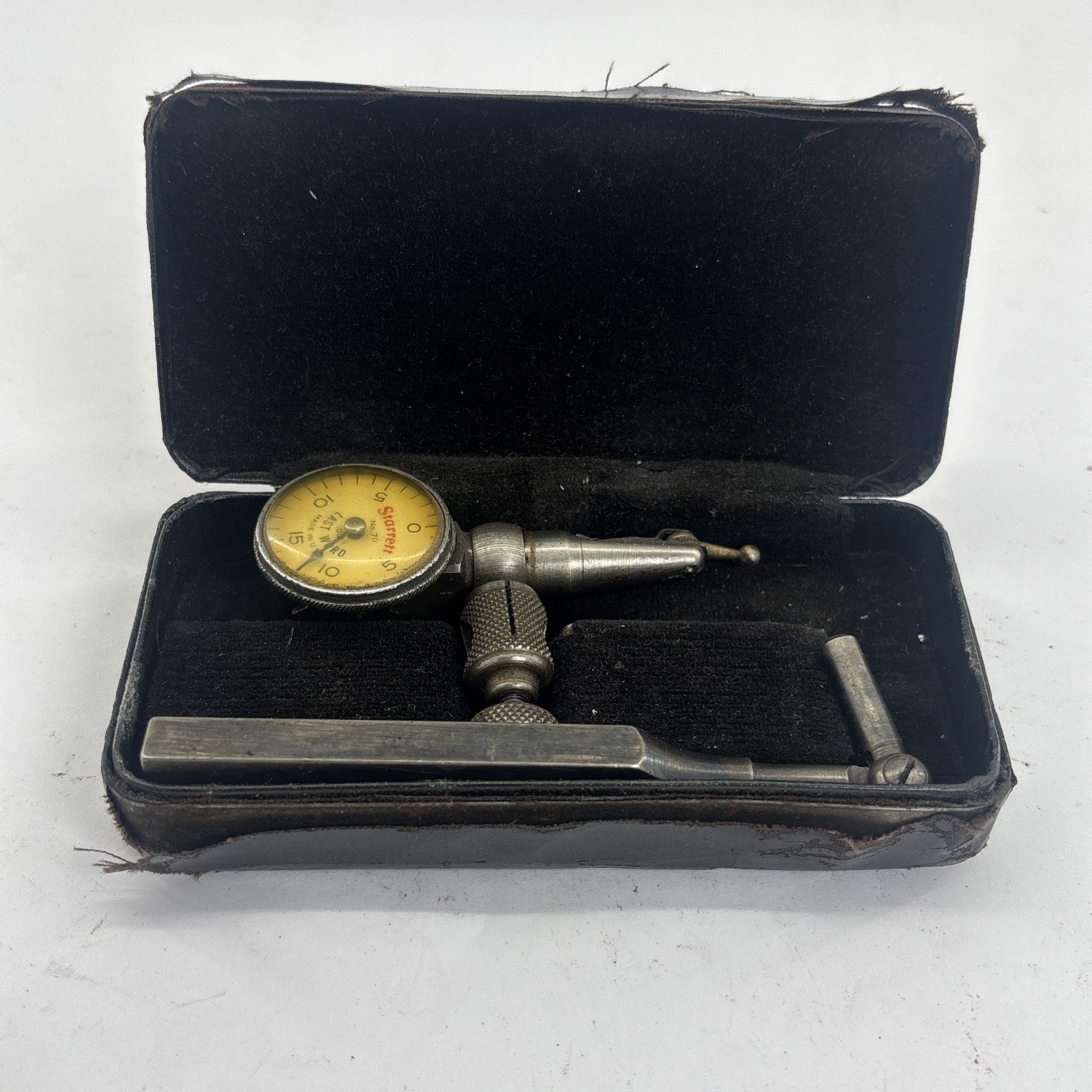 Starrett 711HSZ Last Word Dial Test Indicator, 0-15-0 Dial Face .030" Range