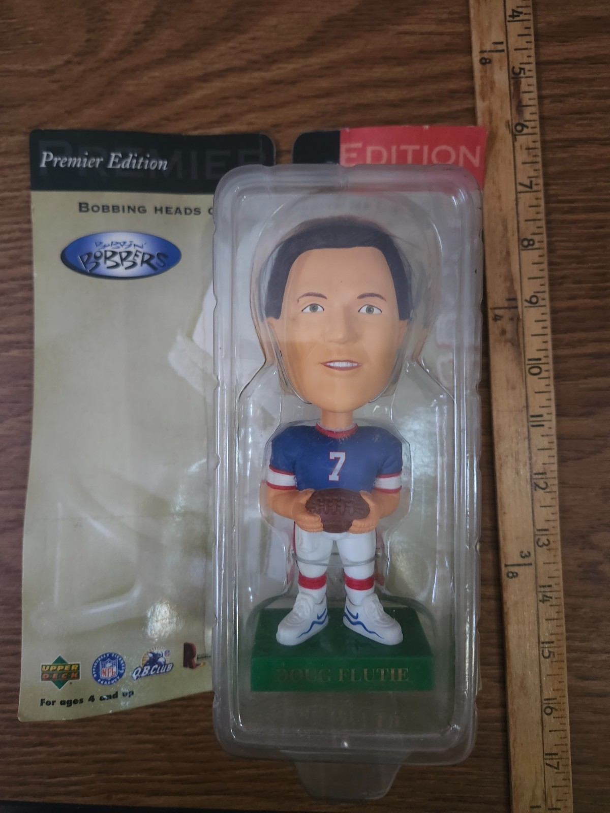 Doug Flutie Bobbing Head Doll Premier Edition NIB
