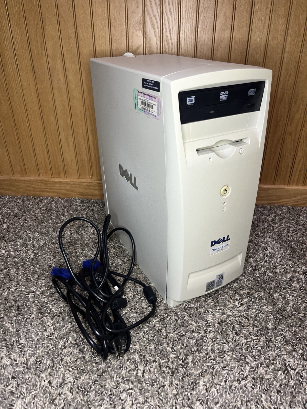 NICE Dell Dimension L933R PC - PIII 933MHz - Windows XP, Tested, Boots Up Great!