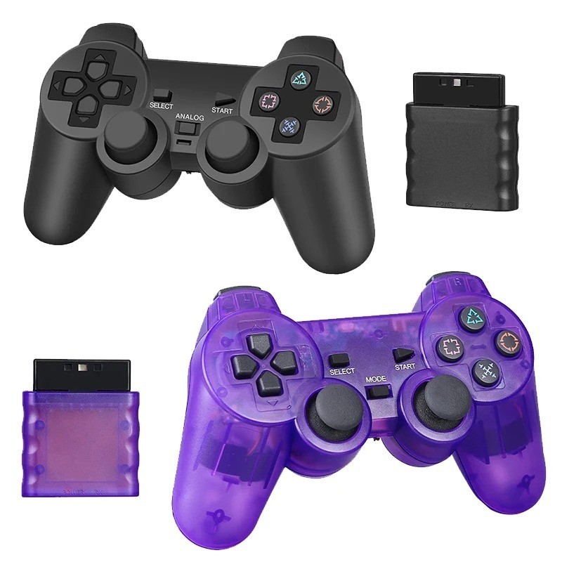 Wireless Gamepad for PS2/PS1 Controller for 2.4G Vibration Playstation 2 Console