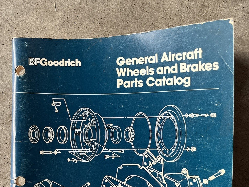 BF Goodrich General Aircraft Wheels and Brakes Parts Catalog 1982