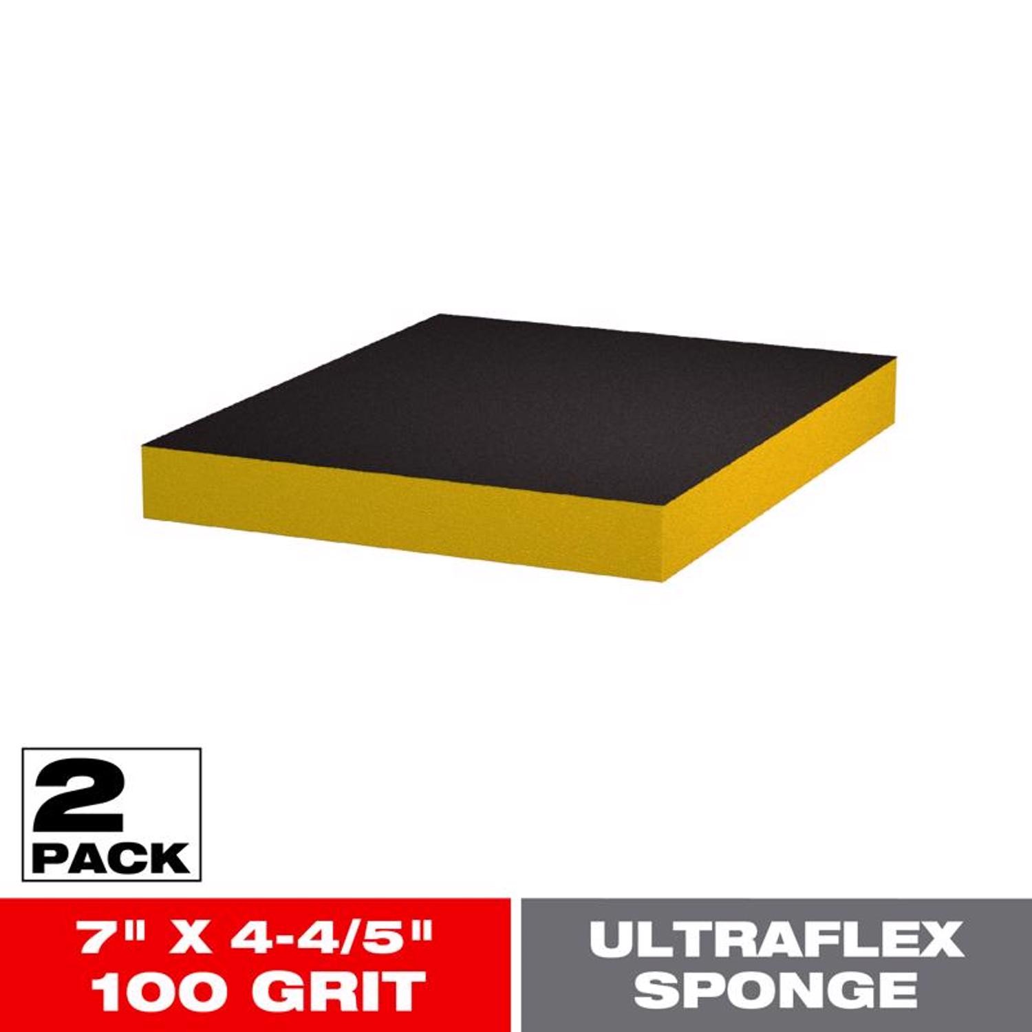 Diablo ULTRAflex 7 in. L X 4-4/5 in. W 100 Grit Fine Block Sanding Sponge
