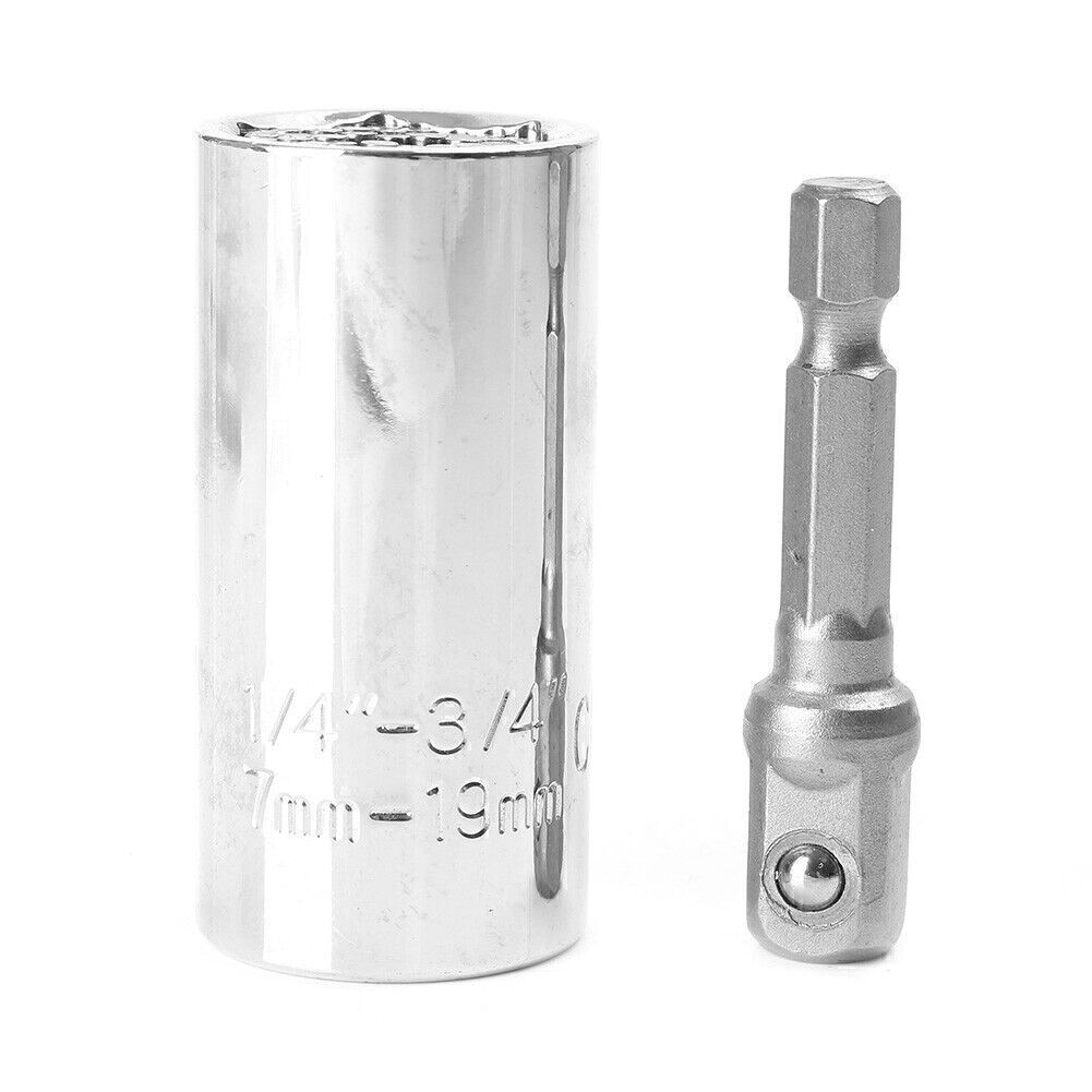 2x/Set Mechanics Socket Tool Wrench Craft Piece Sockets Ratchet Universal