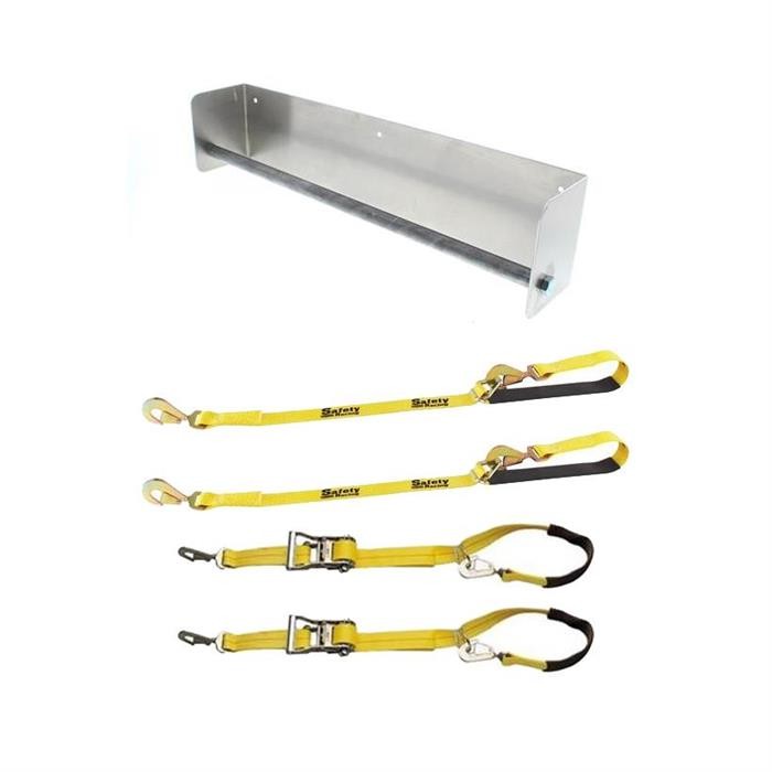 Speedway Tow Strap Hanger, 5,000 Tie Back and Down Strap Kit