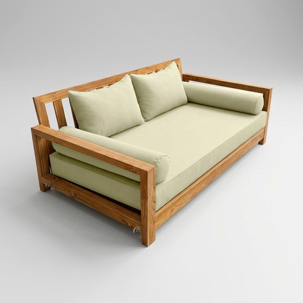 COVER ONLY STYLE 4 Mattress Pillow Daybed Porch Swing Pipe Trim Twin AD005