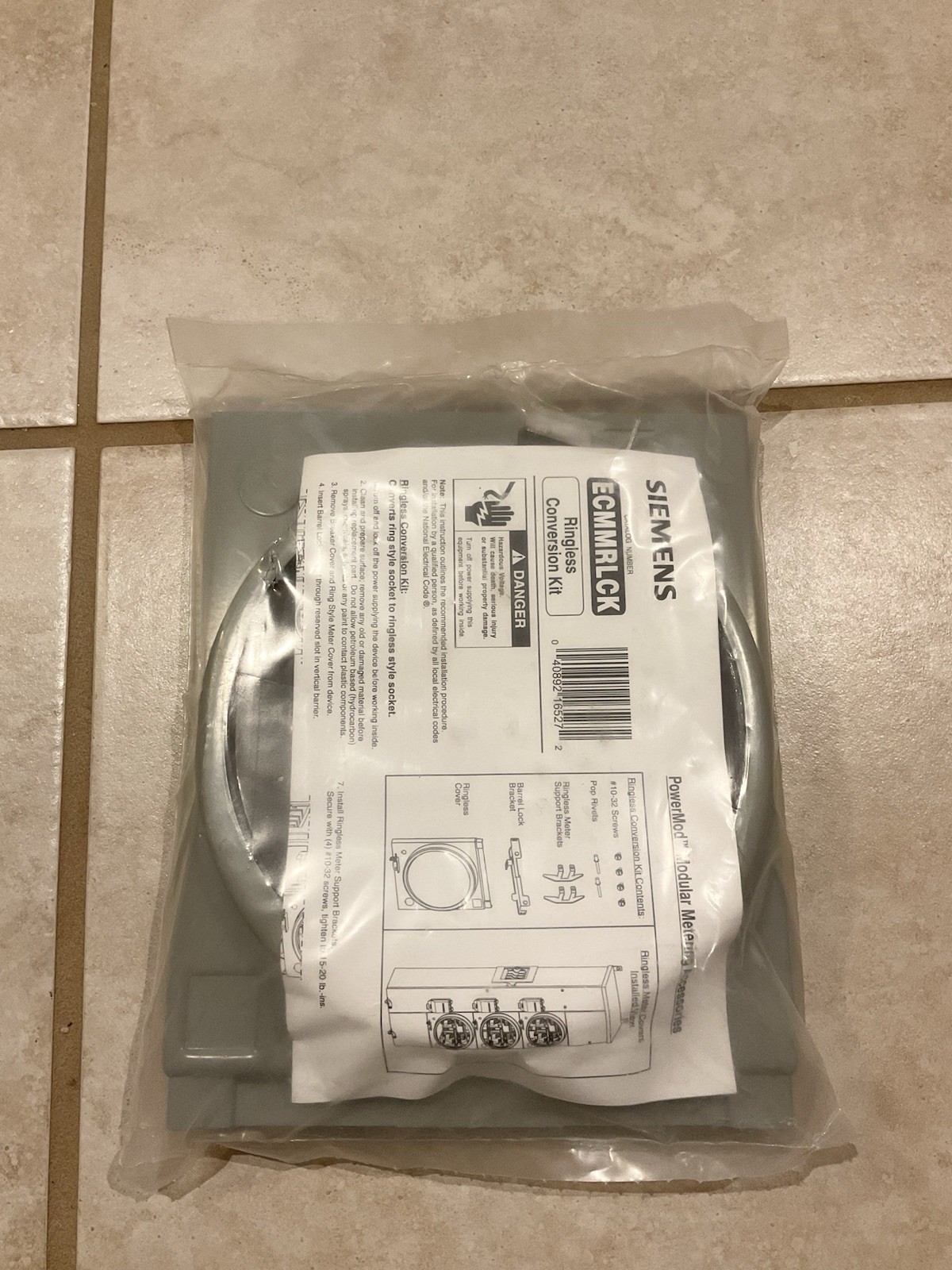 Siemens ECMMRLCK Ring Type To Ringless Socket Conversion Kit For Meter Base