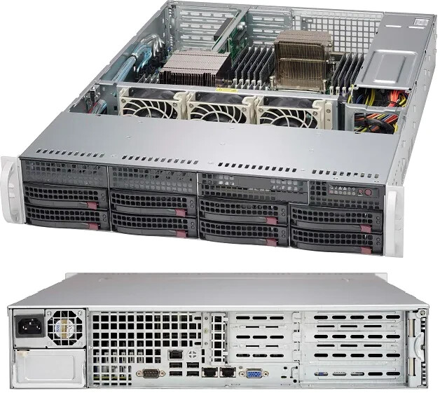 Supermicro SuperChassis CSE-825TQ-600WB Chassis NEW, IN STOCK, 5 Year Warranty