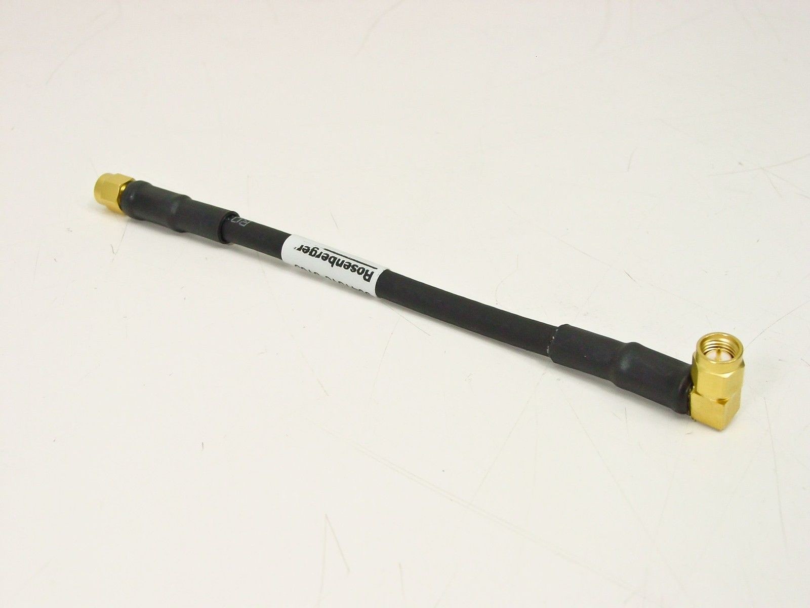 Rosenberger 994131c SMA RF Coaxial Cable Right Angle to Straight SMA Connector