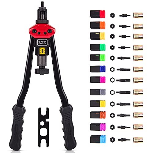 16" RIVET NUT TOOL Hand Blind Riveter,RIVNUT Riveting Tools with 17" RIVET GUN