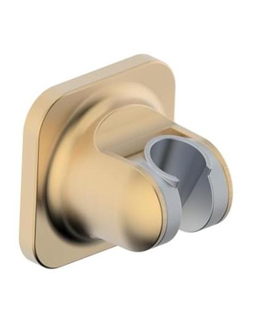 Shower Head Holder, Strong Adhesive Handheld Showerhead Brushed Gold