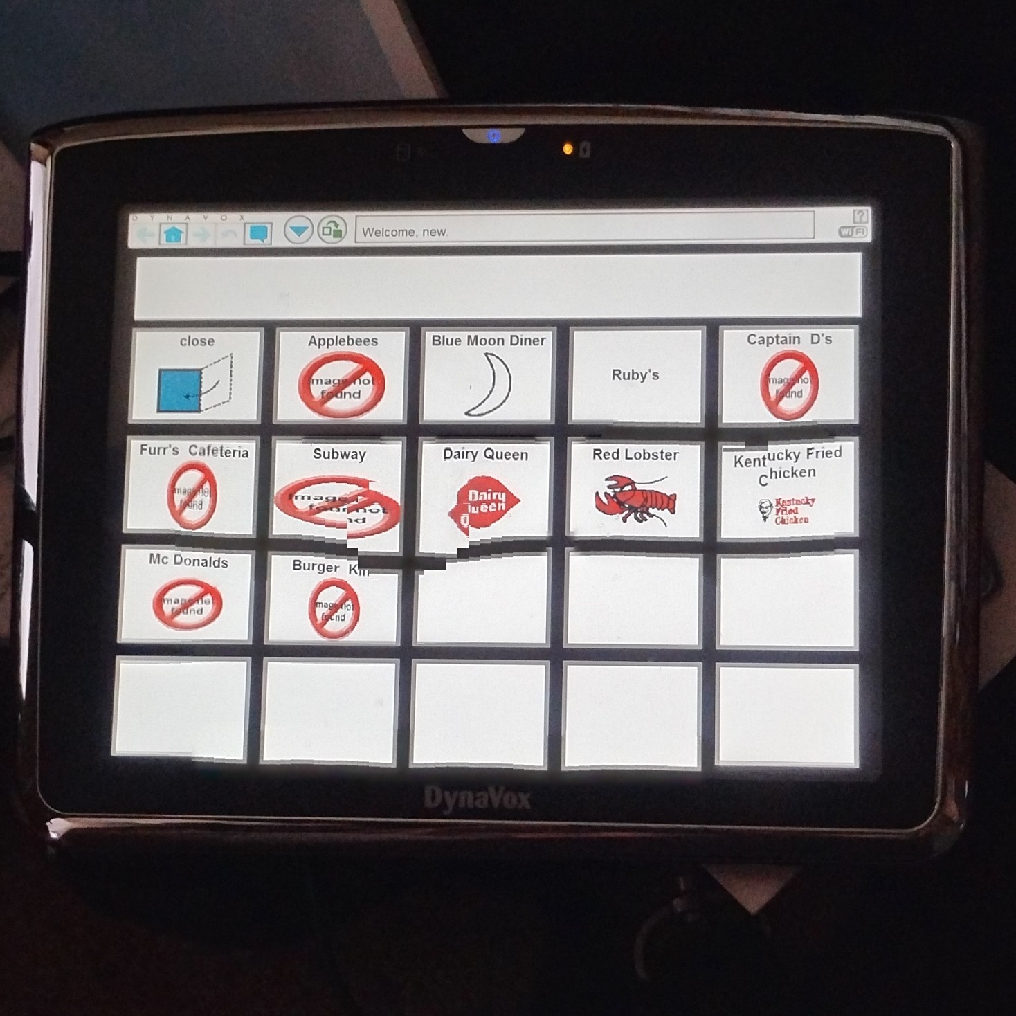 DynaVox Maestro Speech Generating Device Touchscreen Portable Black/Silver