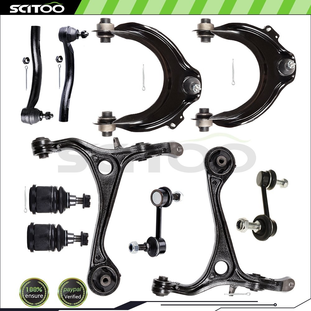 Front Control Arm And Ball Joints Tie Rod Suspension kit For 03-07 Honda Accord