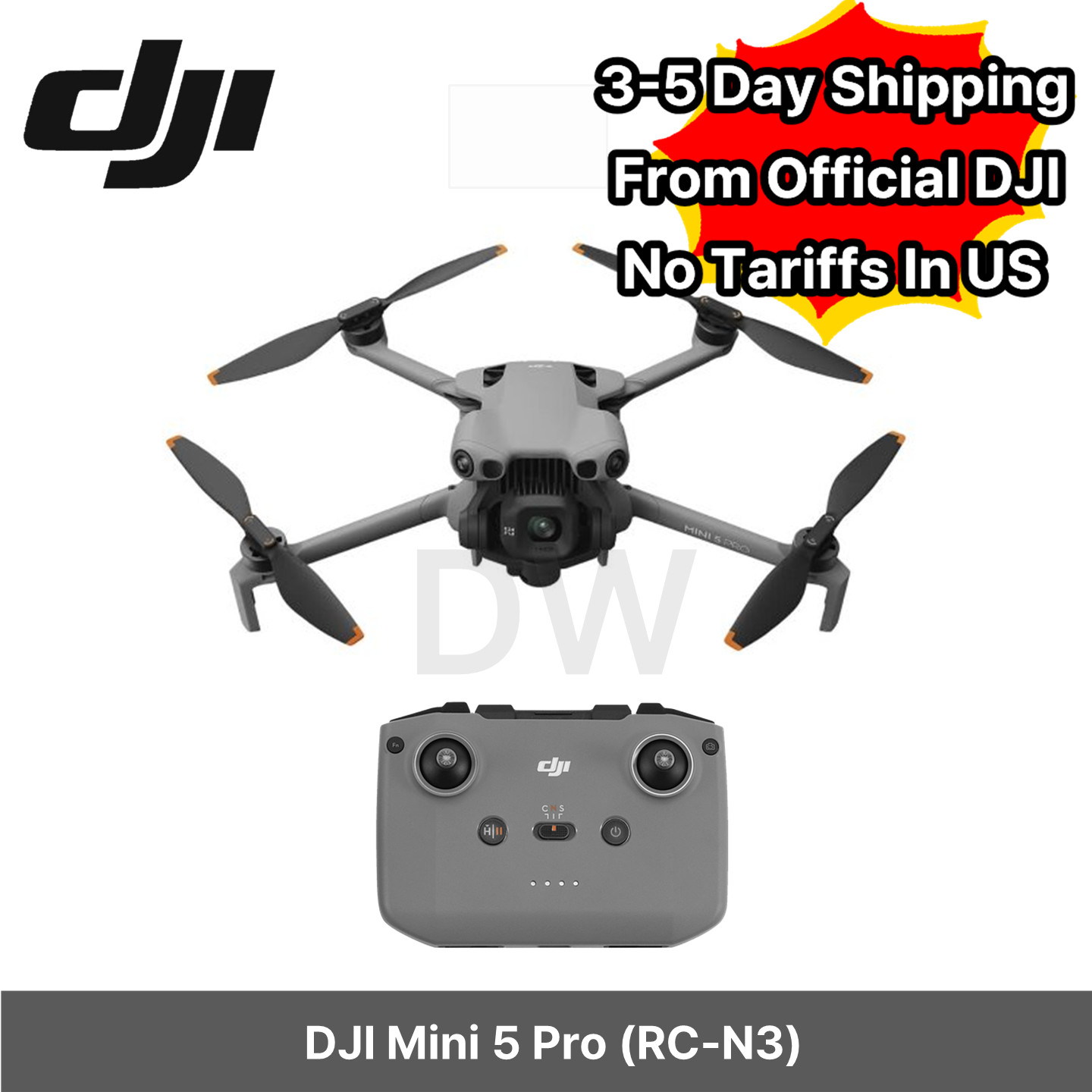 [NEW] DJI Mini 5 Pro DJI RC-N3 Remote (1 Battery) /Express / Genuine