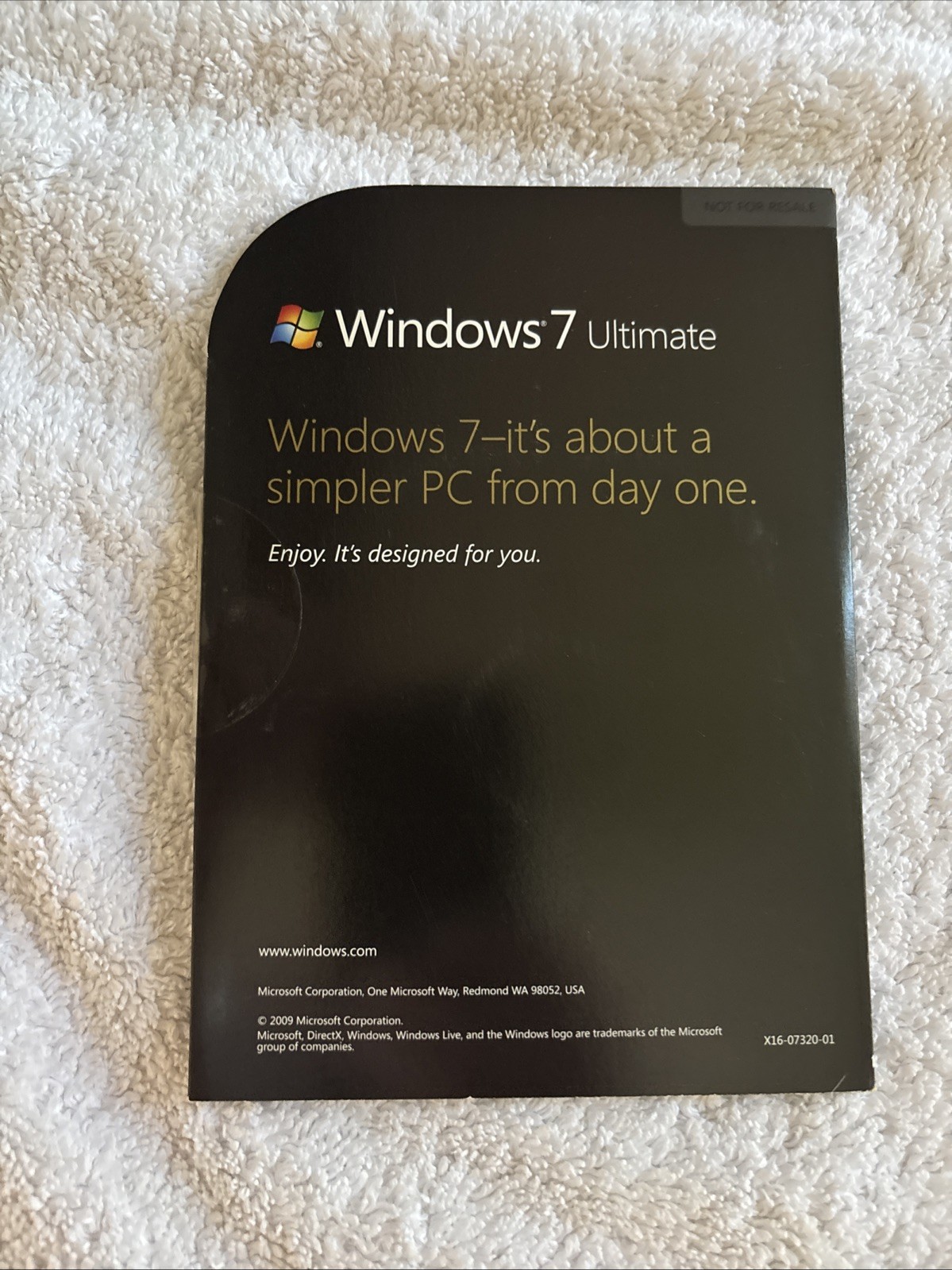 RARE SIGNED Microsoft Windows 7 Ultimate SIGNATURE EDITION 64 Bit —32 Bit DVDs