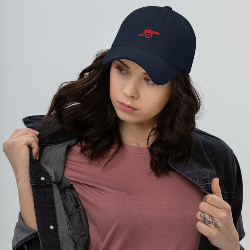 Arsenal Highbury Minimalist Design Embroidered Dad Hat Soccer Football Cap