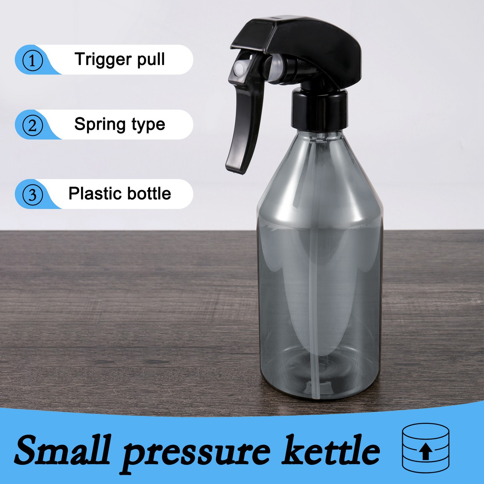 Plastic Bottles for Cleaning Solutions,10OZ Reusable Empty Container3167