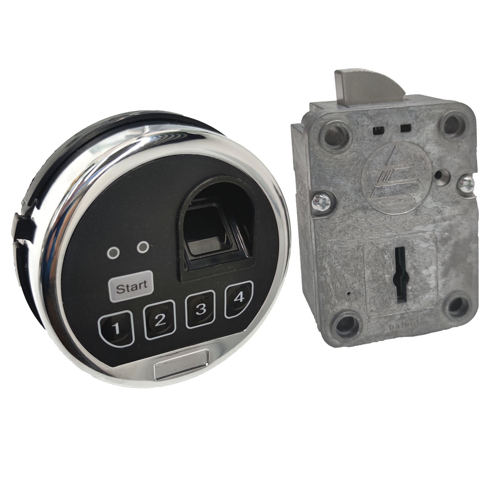 Fingerprint Safe Electronic Lock Biometric LED Touch Swingbolt Lock Replacement