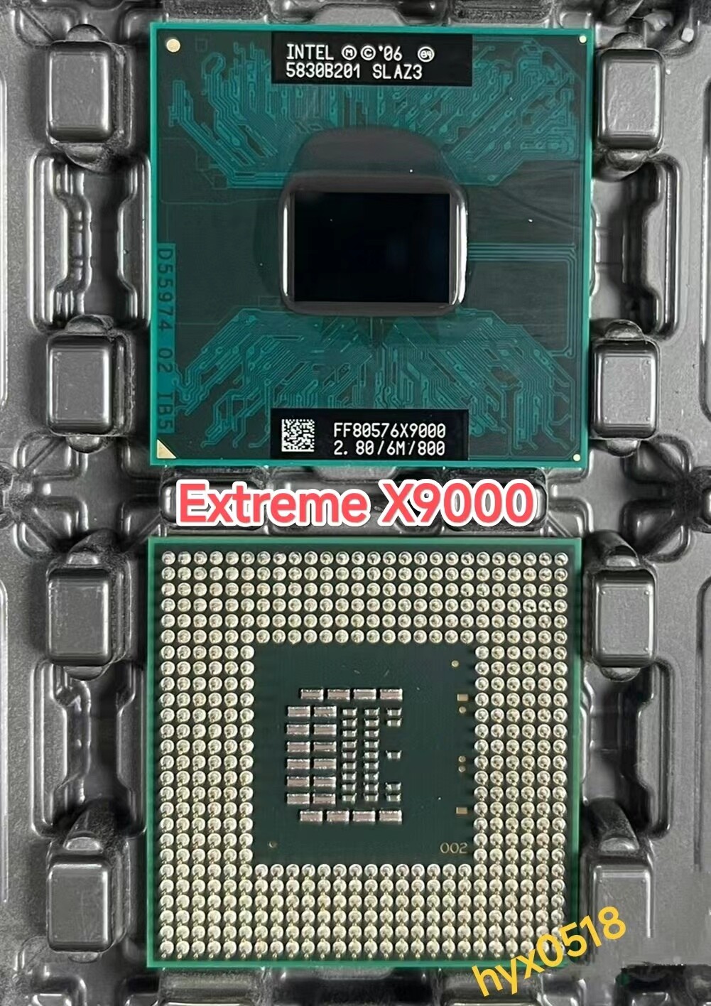 Intel Core 2 Extreme X9000 CPU Dual-Core 2.8GHz 6M 800MHz SLAZ3 Processor