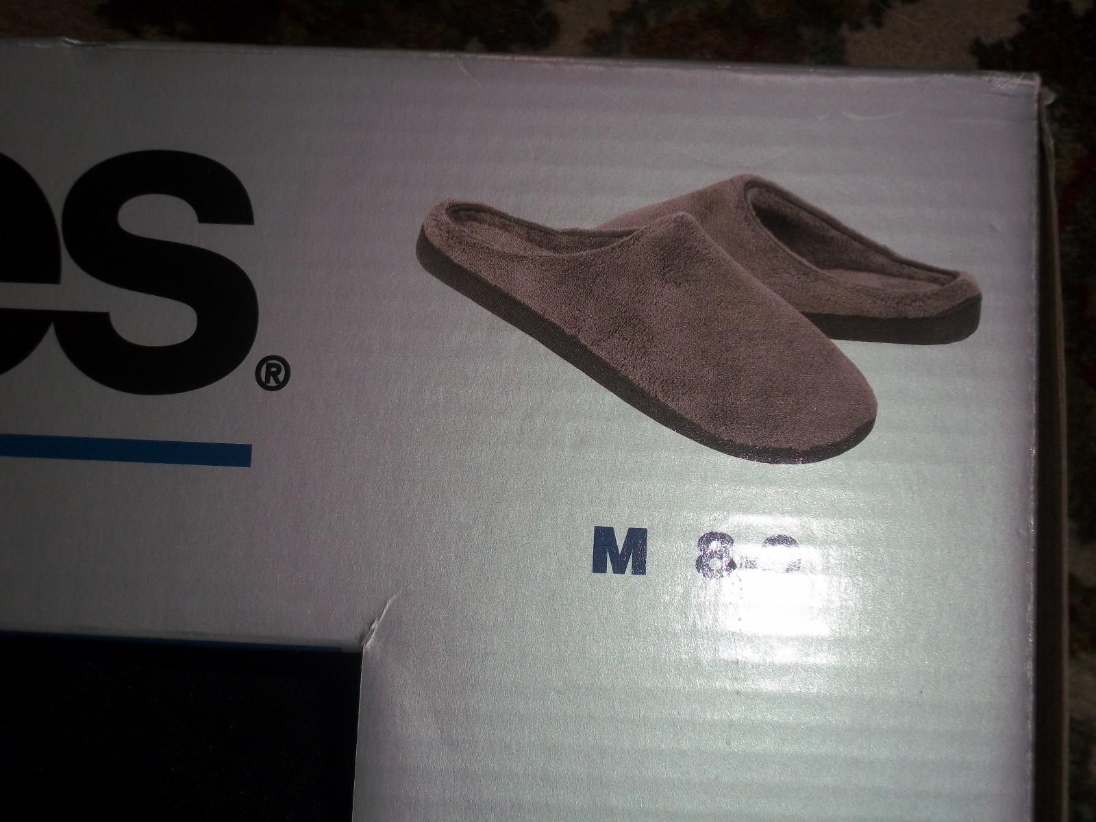 NewTotes Men's Microterry Clog Memory Foam ISlip-On Slippers M 8-9
