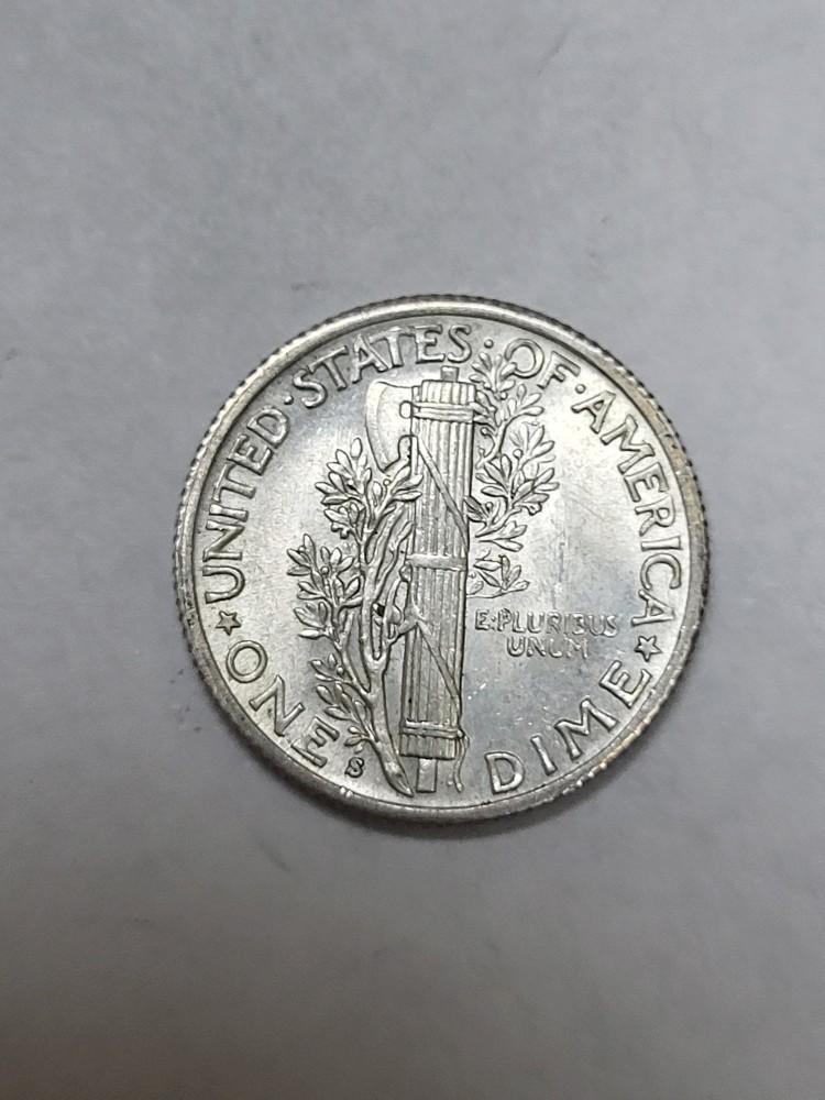 1940 S Mercury Dime