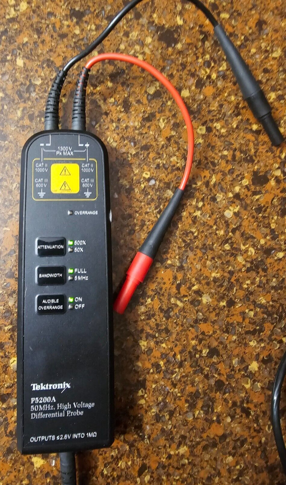 Tektronix P5200A 50MHz High Voltage Differential Probe