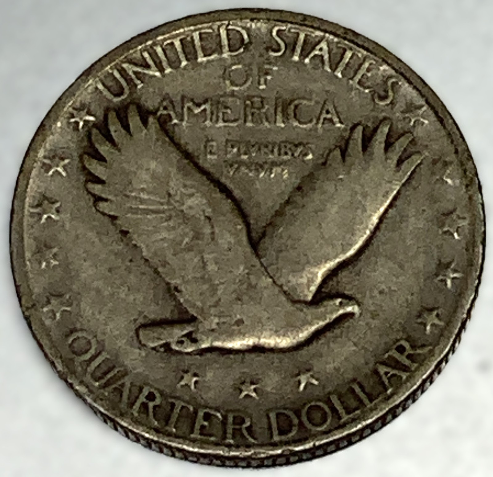 1930 S Standing Liberty Silver Quarter VF Very Fine 25c Coin Free Shipping -2093