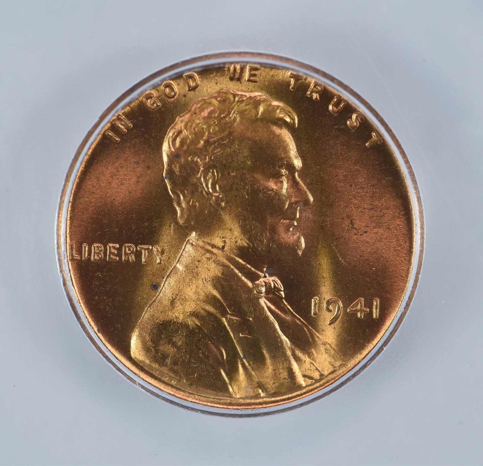 1941 Lincoln Wheat Cent MS66 RD ICG