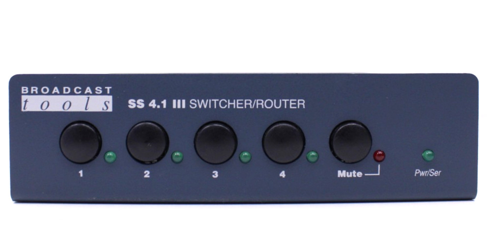 Broadcast Tools SS 4.1 III Audio Switcher/Router - Tested