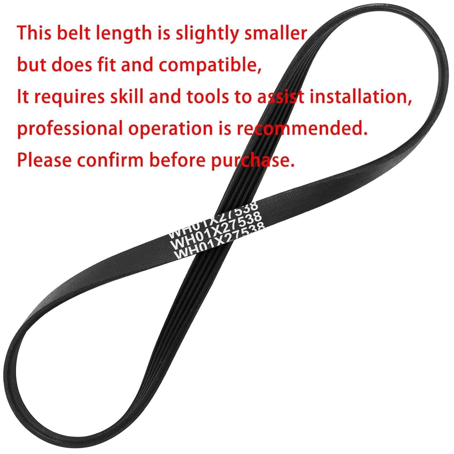 OEM Washer Drive Belt for GE & Hotpoint - Direct Replacement