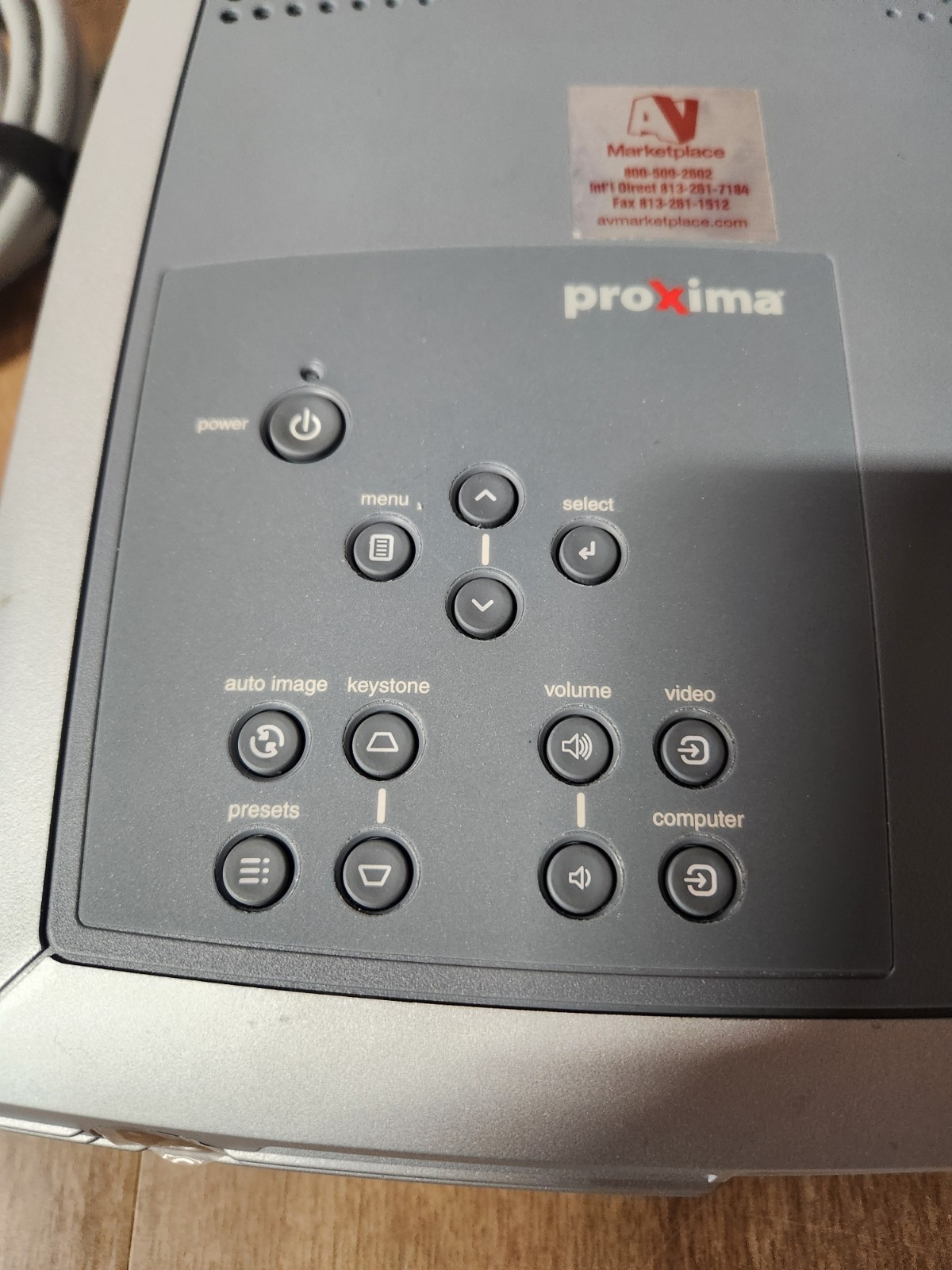 Proxima DP2000x XGA Portable Projector W/Remote ,Cables & Manual Tested Working