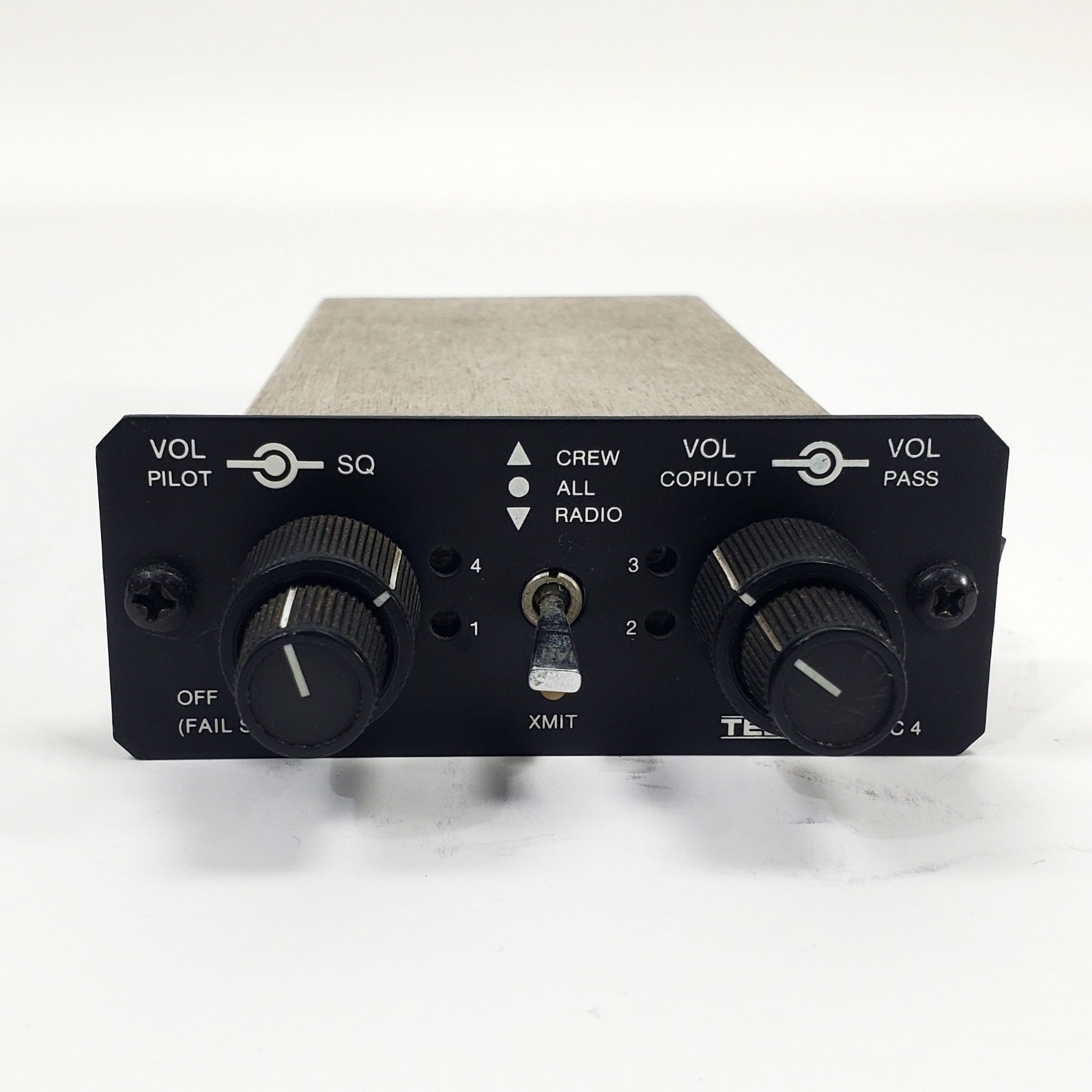 Telex Communications PC 4 Aircraft Intercom CAT No. 70650-000 - Removed Working
