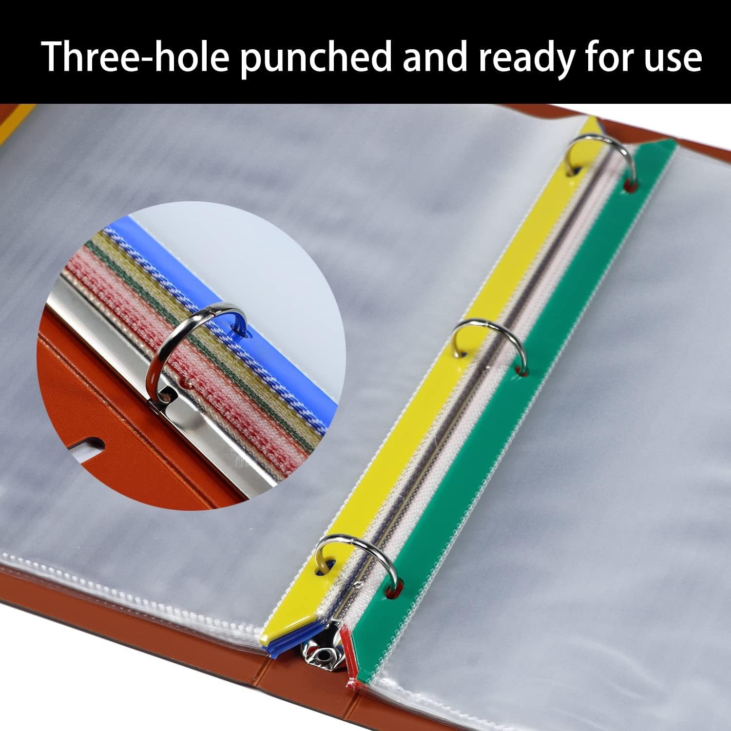 Sheet Protectors, Aipker Plastic Page Protectors for 3 Ring Binder, Multiple
