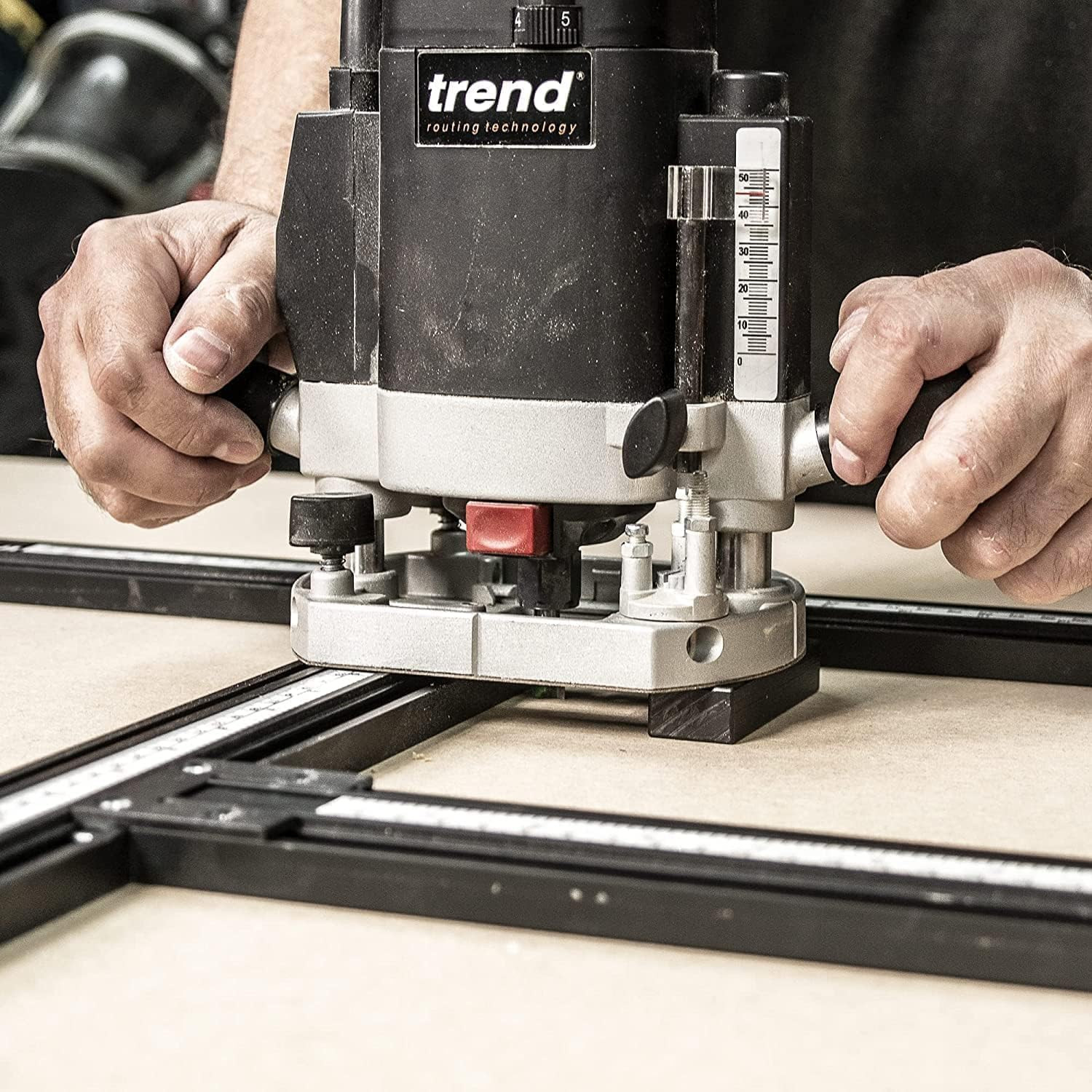 Varijig Adjustable Router Template System, Precision Frame for Rectangular Reces
