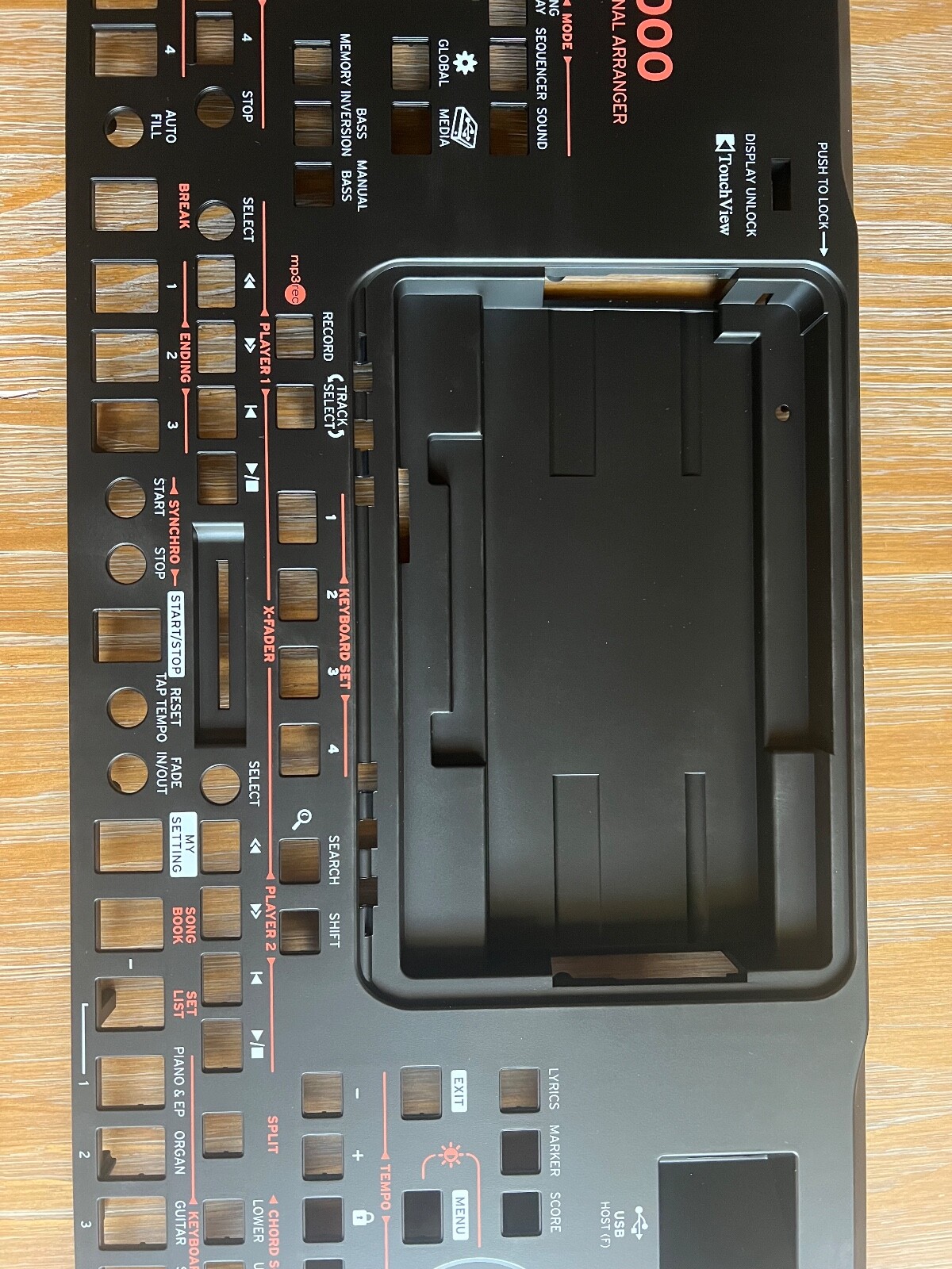 Korg PA1000 Top Panel