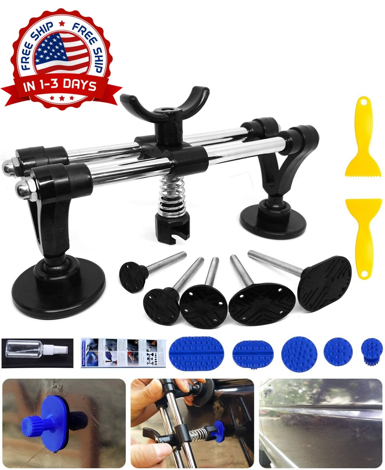 Reparador de abolladuras extractor para abolladura reparacion sin pintura PDR