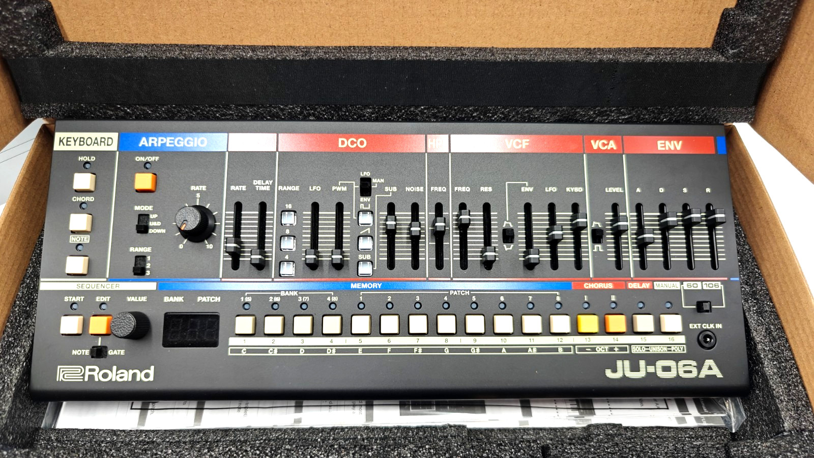 Roland JU-06A Sound Module Boutique Synthesizer JUNO-60 JUNO-106 EXCELLENT COND