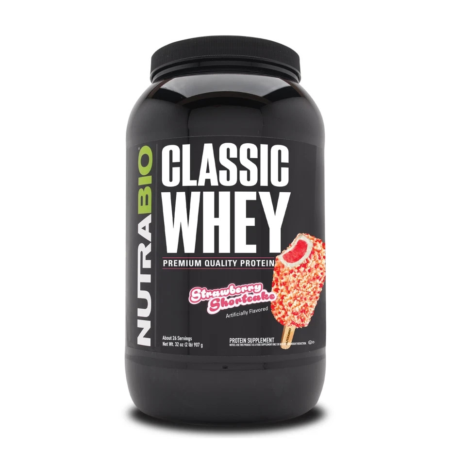 NUTRABIO CLASSIC WHEY 2LB - STRAWBERRY SHORTCAKE