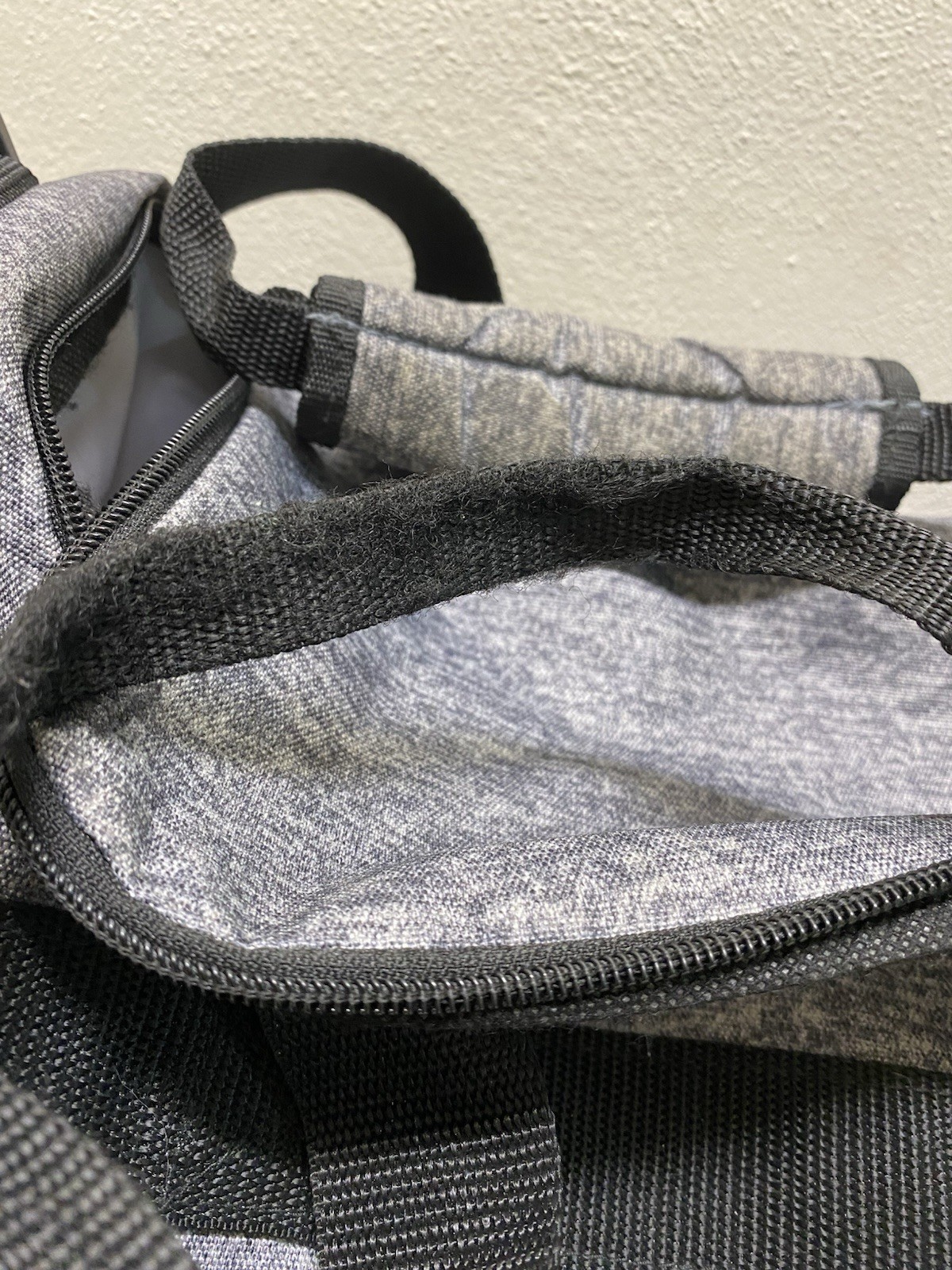 Adidas Gray and Black Solid Theme Polyester Gym Bag with Black Straps