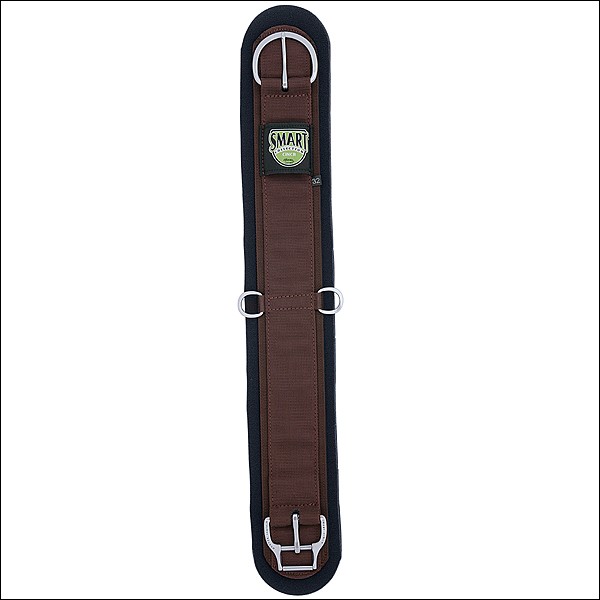42WL 26 Inch Weaver Brown Neoprene Straight Smart Horse Cinch Girth Roll Snug