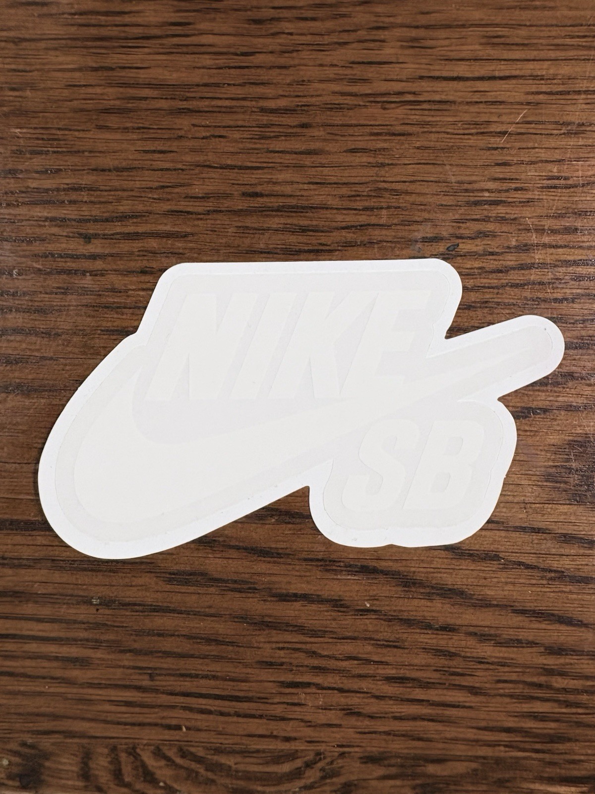 Nike SB White Sticker Authentic NEW