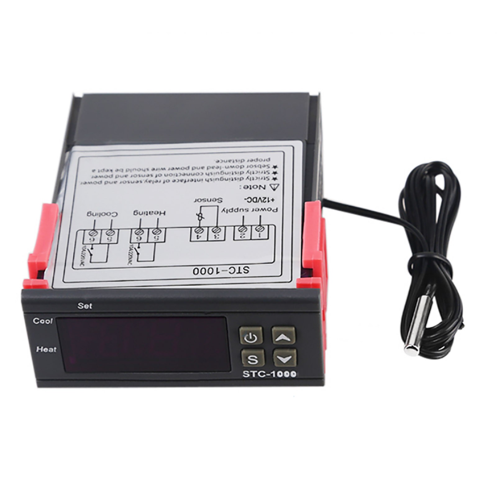 1 PC Aquarium Thermostat NTC Sensor STC-1000 Digital Temperature Controller